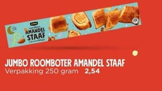 JUMBO ROOMBOTER AMANDEL STAAF