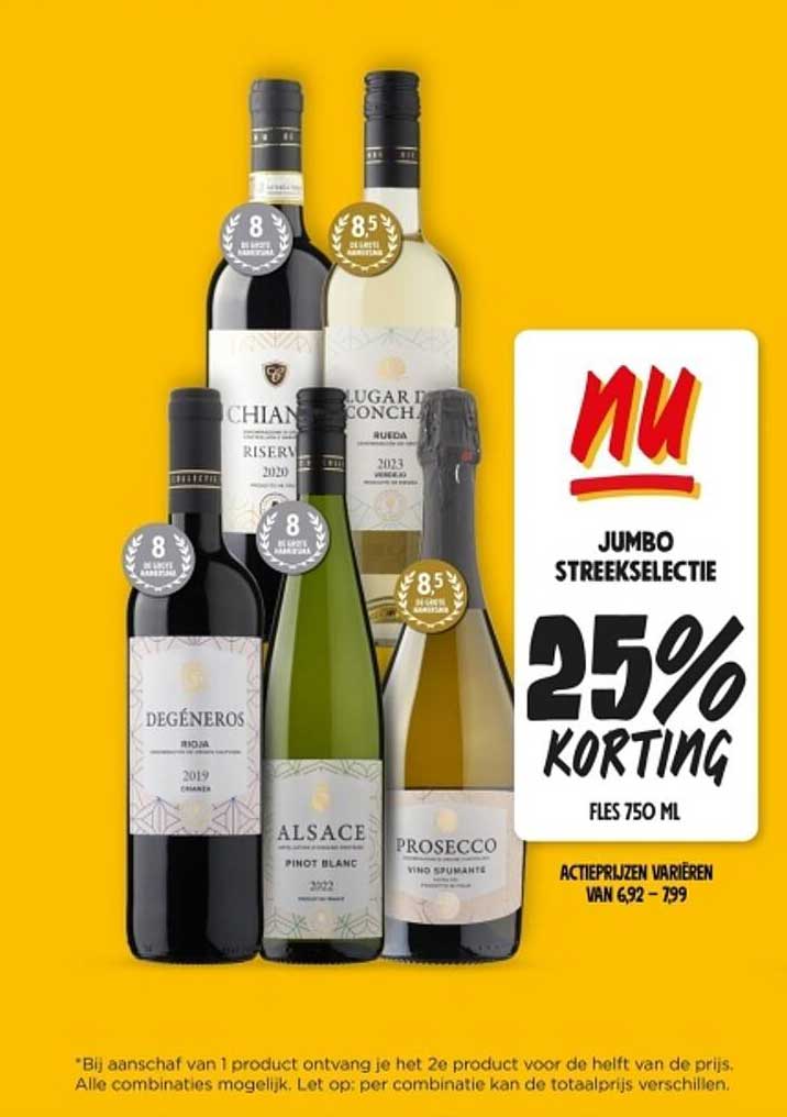 JUMBO STREEKSELECTIE 25% KORTING