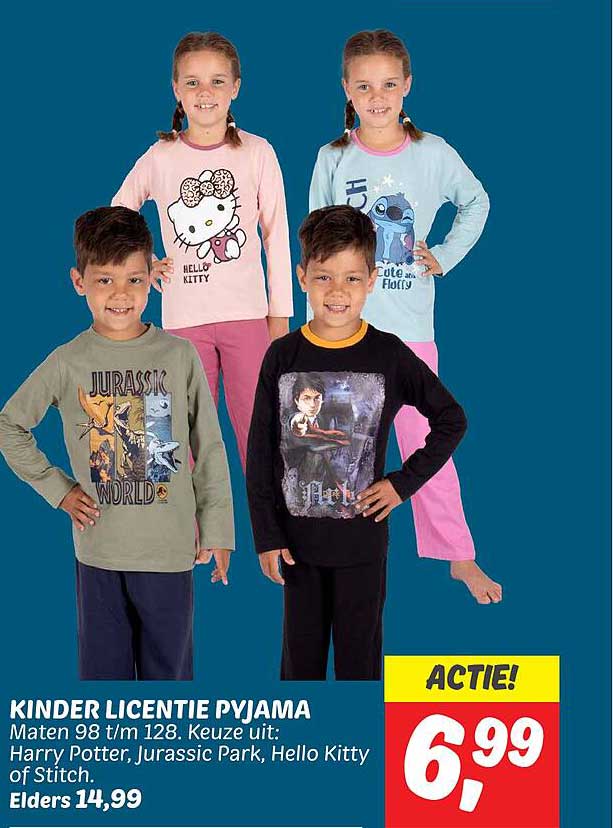 KINDER LICENTIE PYJAMA