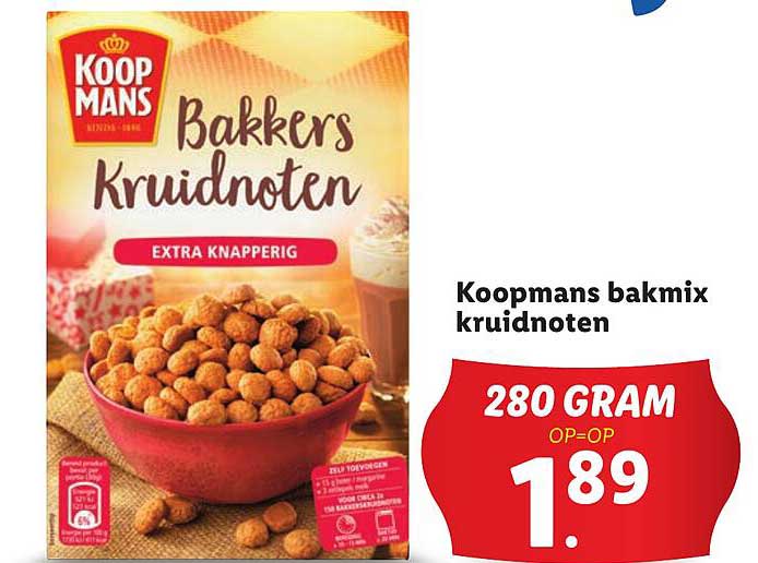 Koopmans bakmix kruidnoten