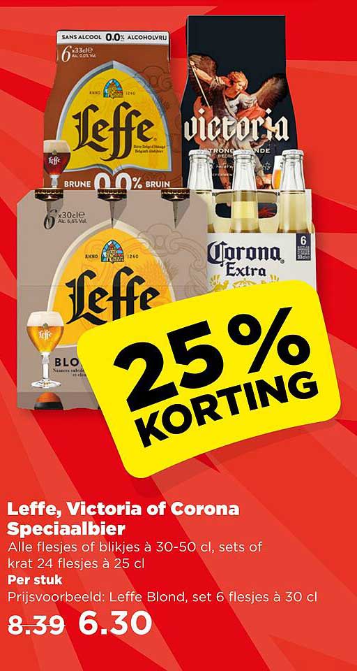 Leffe, Victoria of Corona Speciaalbier