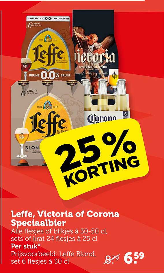 Leffe, Victoria of Corona Speciaalbier