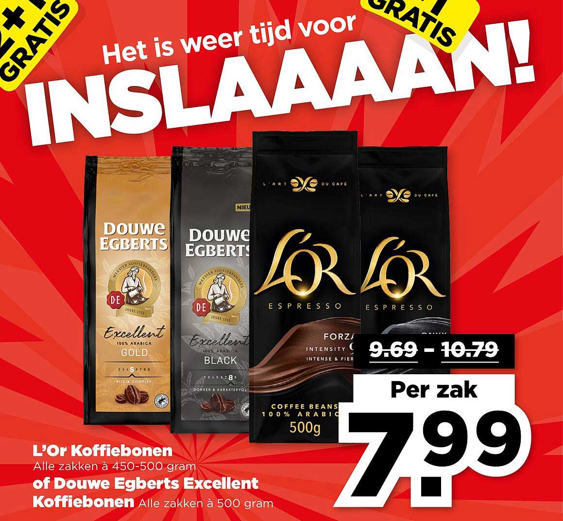 L'Or Koffiebonen of Douwe Egberts Excellent Koffiebonen