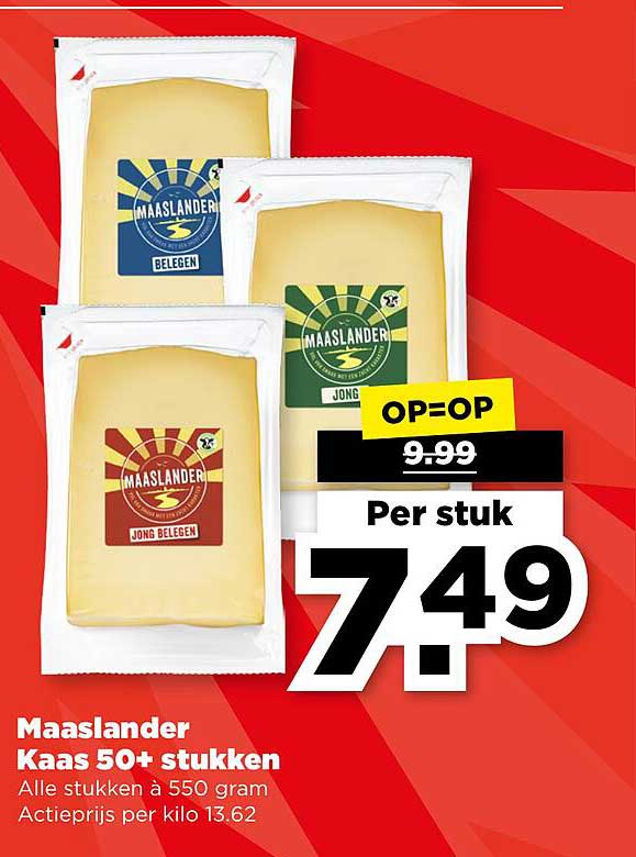 Maaslander Kaas 50+ stukken