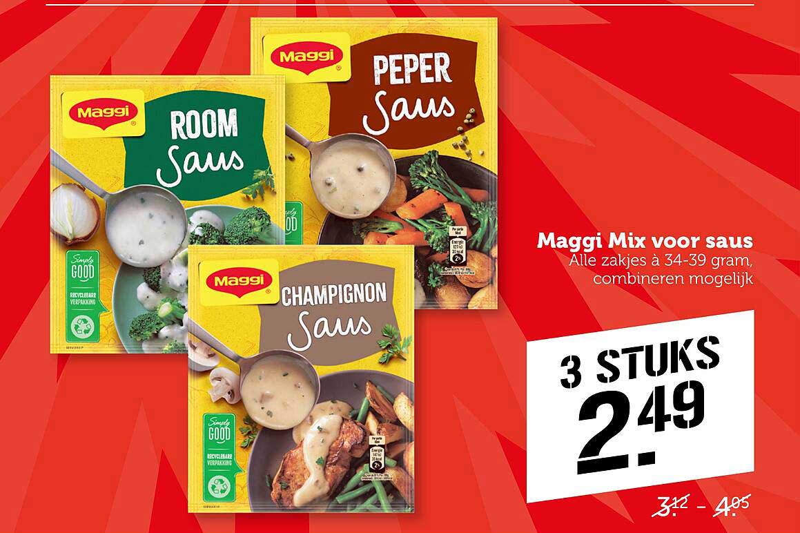 Maggi Mix voor saus