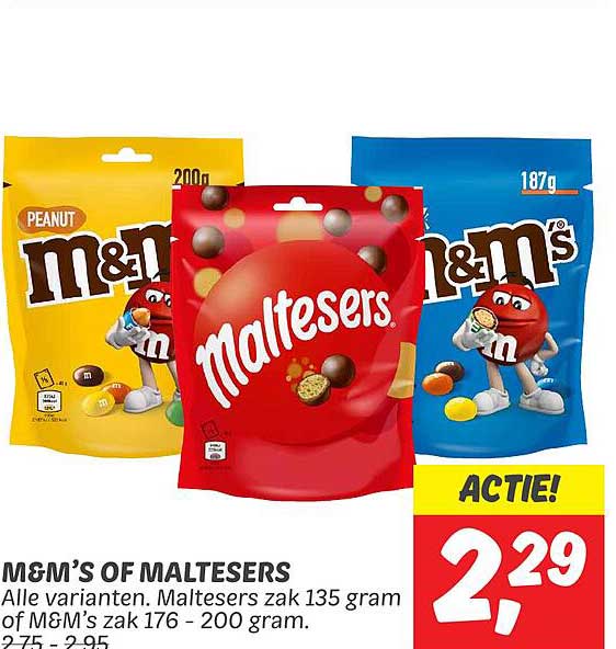 M&M's of Maltesers