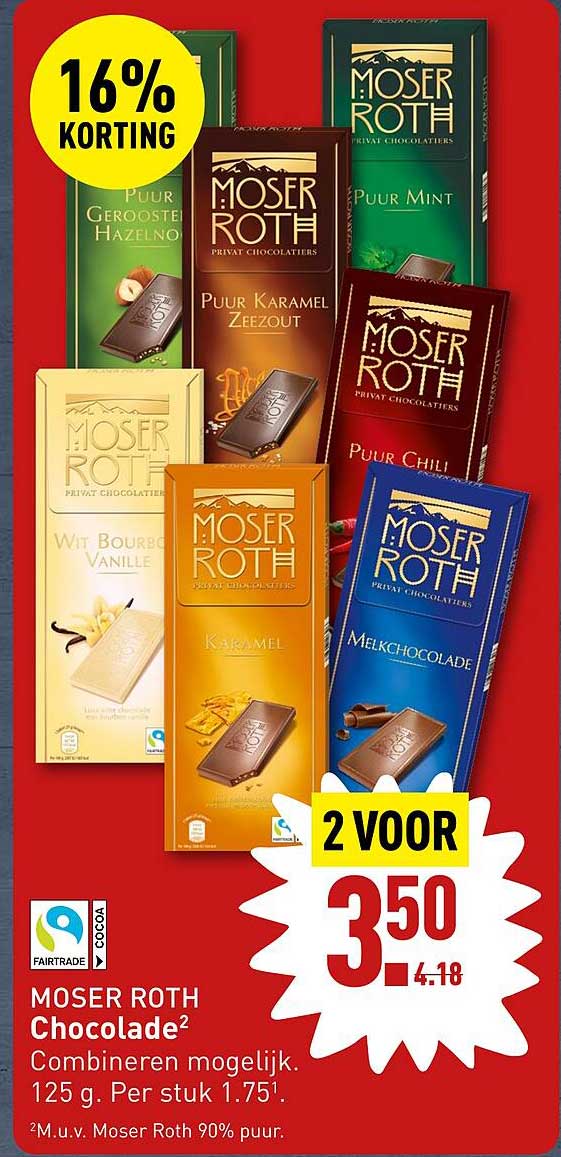 MOSER ROTH Chocolade²