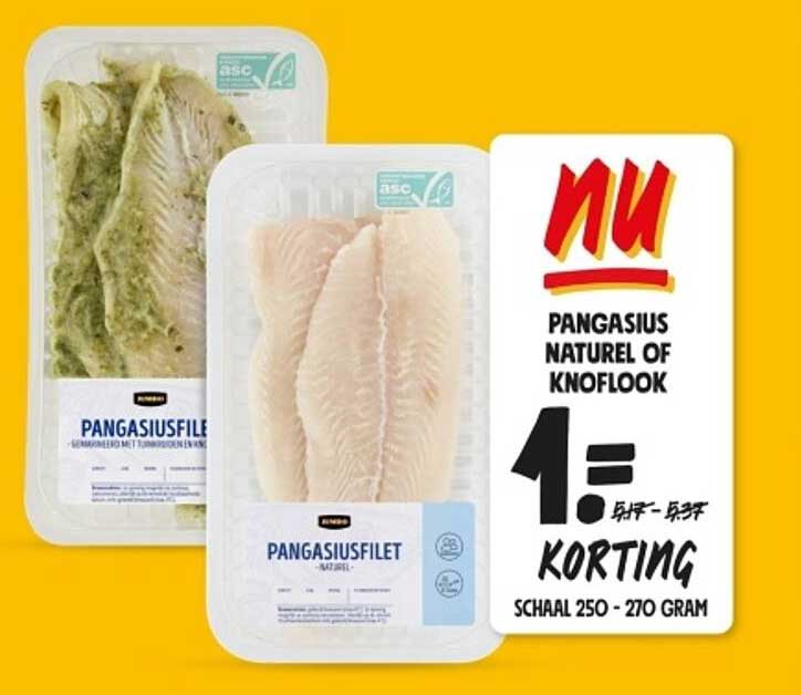 PANGASIUSFILET NATUUR OF KNOFLOOK