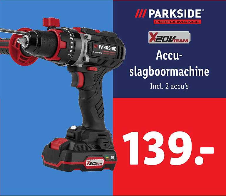 Parkside Accu-slagboormachine