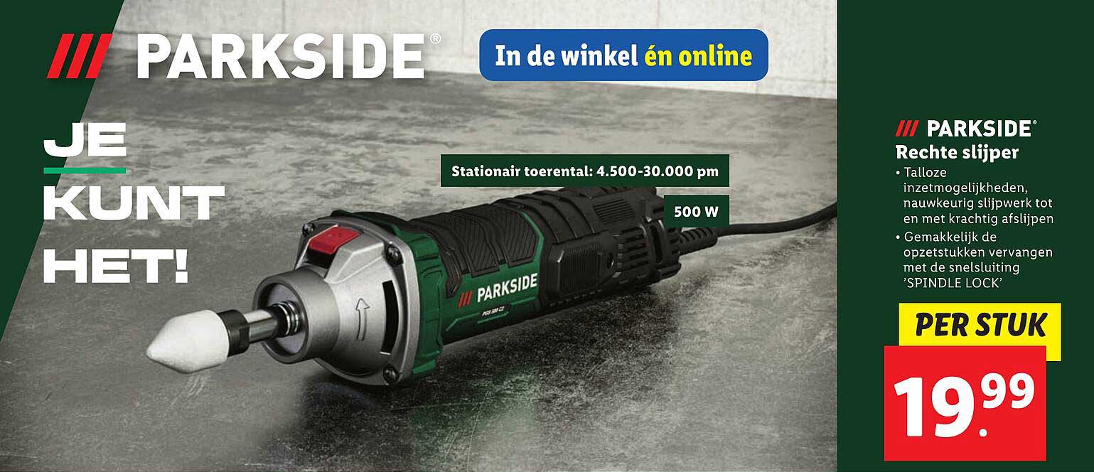 PARKSIDE Rechte slijper