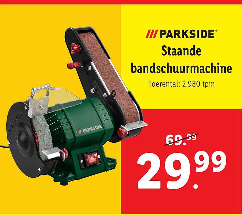 PARKSIDE Staande bandschuurmachine