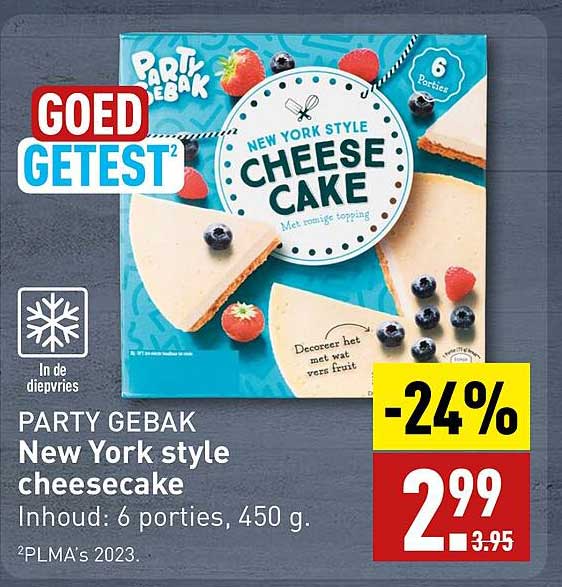 PARTY GEBAK New York style cheesecake