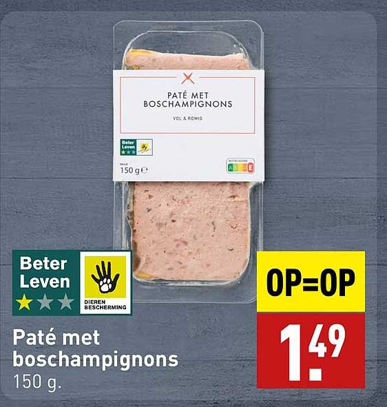 Paté met boschampignons