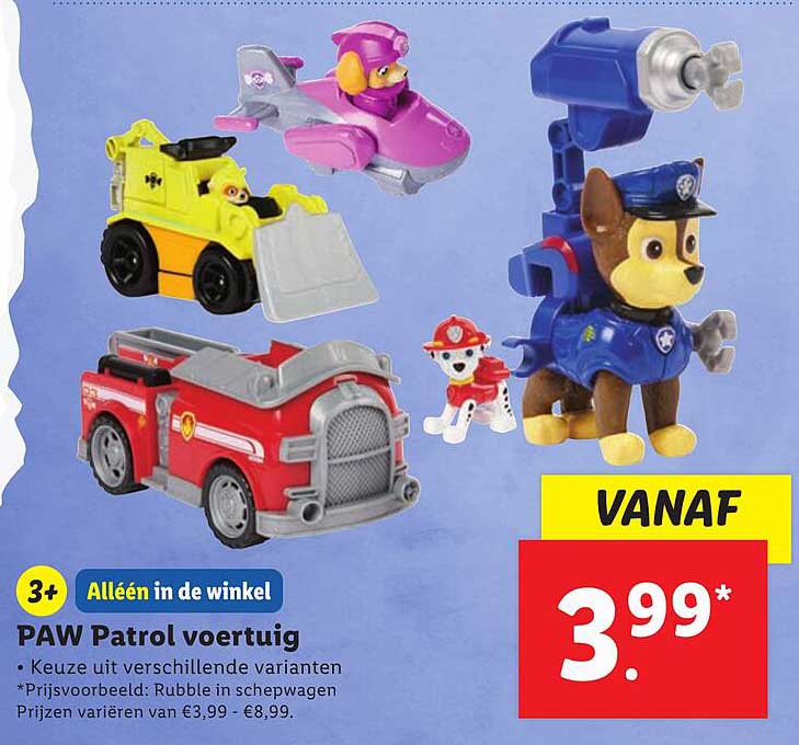 PAW Patrol voertuig