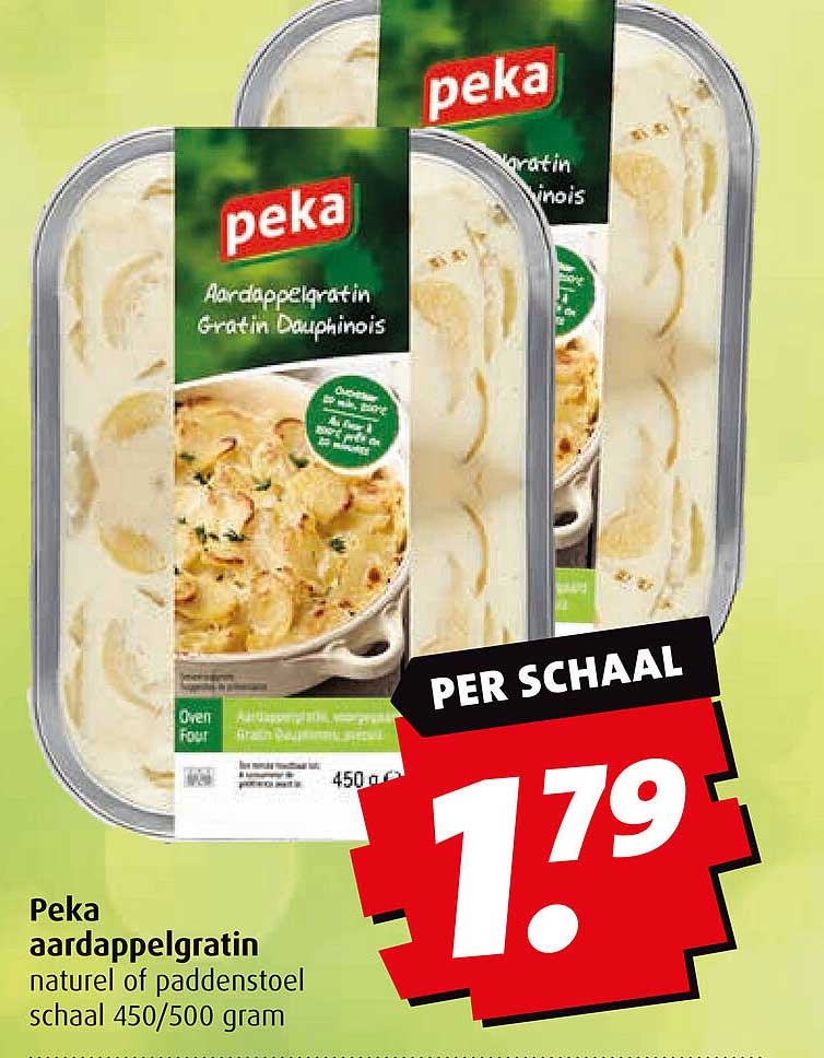 Peka aardappelgratin