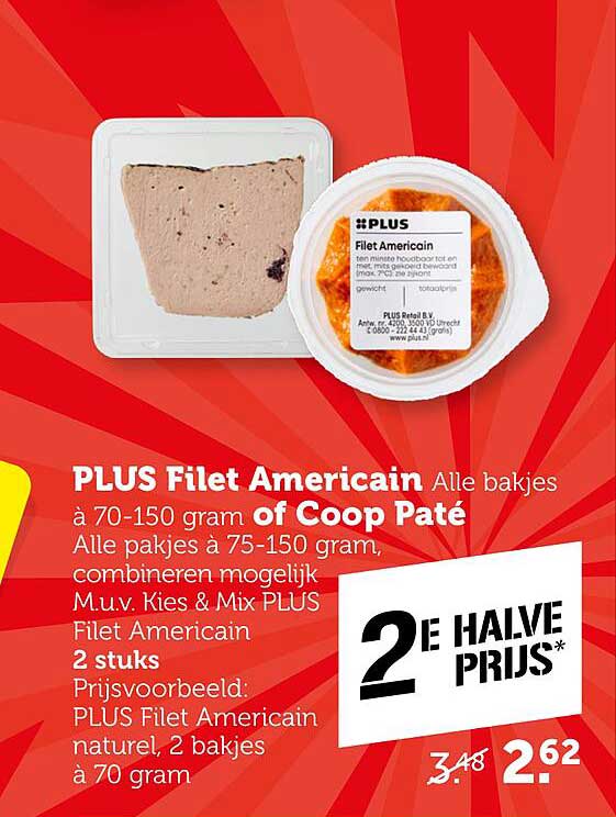 PLUS Filet Americain