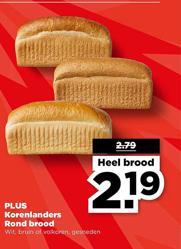 PLUS Korenlanders Rond brood