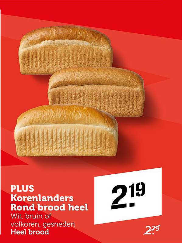 PLUS Korenlanders Rond brood heel