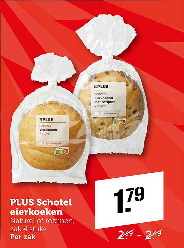 PLUS Schotel eierkoeken