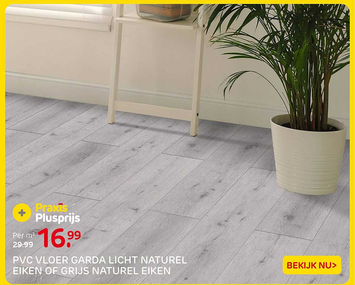 PVC VLOER GARDA LICHT NATUUR EIKEN OF GRIS NATUURL EIKEN