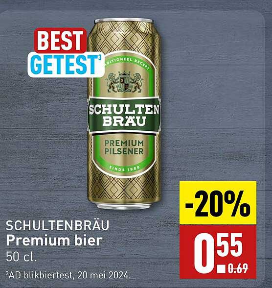 SCHULTENBRÄU Premium bier