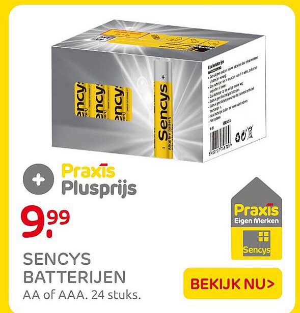 Sencys Batterijen