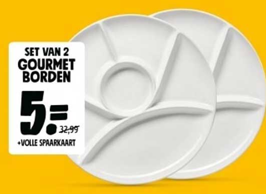 SET VAN 2 GOURMET BORDEN