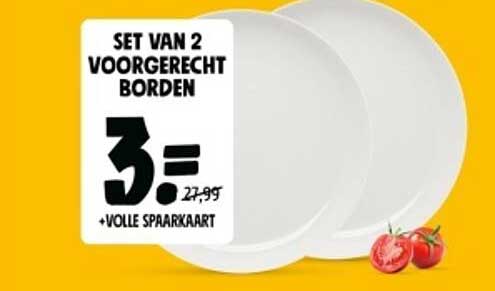 SET VAN 2 VOORGERECHT BORDEN