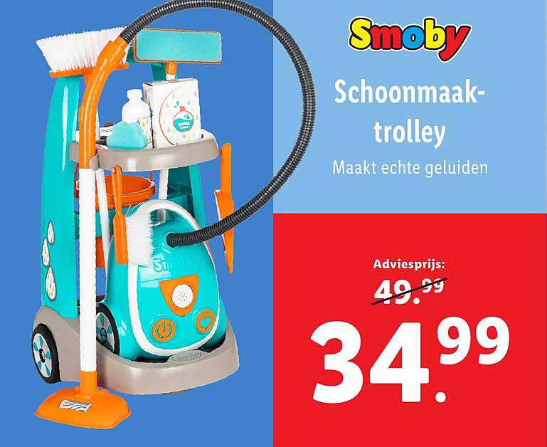 Smoby Schoonmaak-trolley