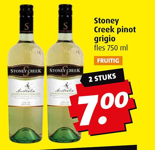 Stoney Creek pinot grigio