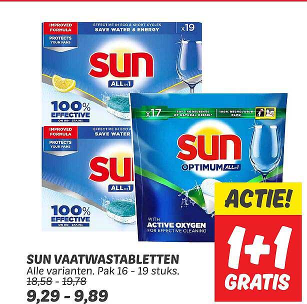 SUN VAATWASTABLETTEN