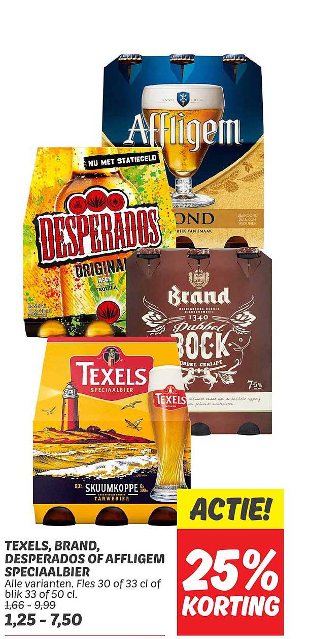 TEXELS, BRAND, DESPERADOS OF AFFLIGEM SPECIAALBIER