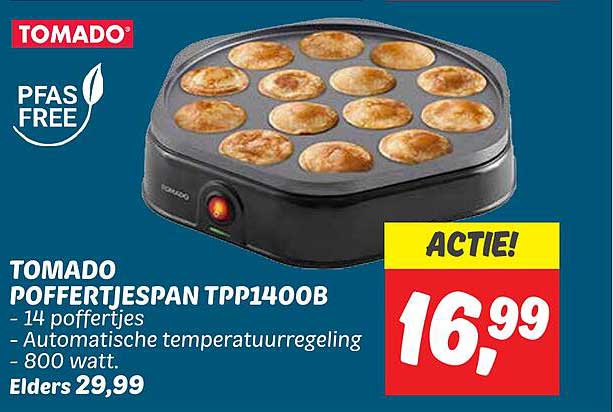 TOMADO POFFERTJESPAN TPP1400B