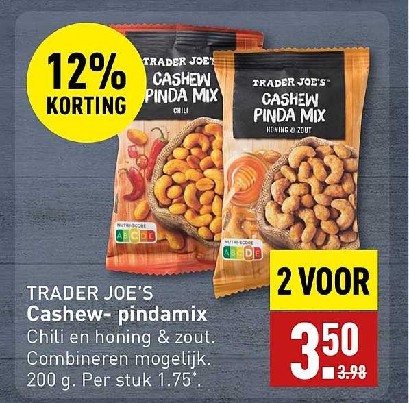 TRADER JOE’S Cashew- pindamix