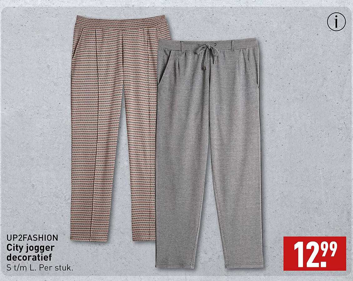 UP2FASHION City jogger decoratief