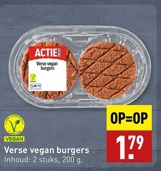 Verse vegan burgers