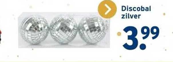 Discobal zilver