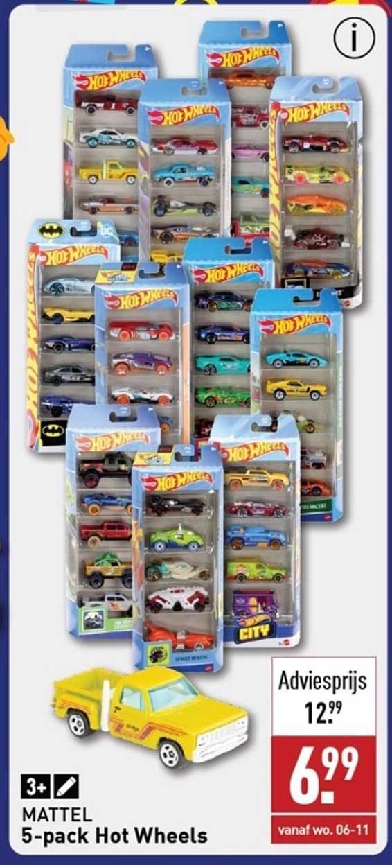 5-pack Hot Wheels