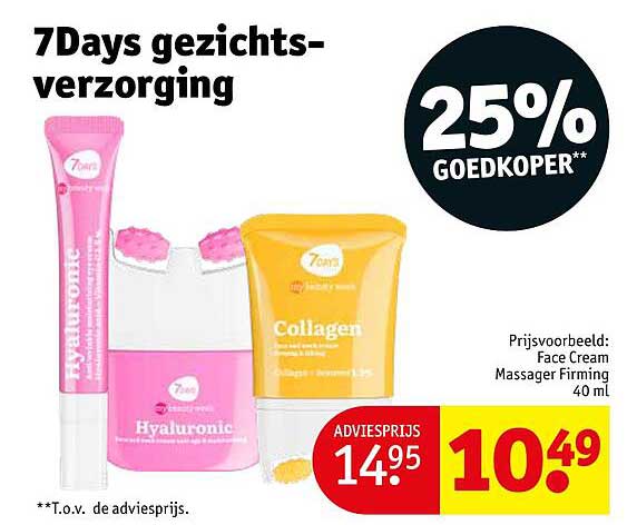 7Days gezichtsverzorging