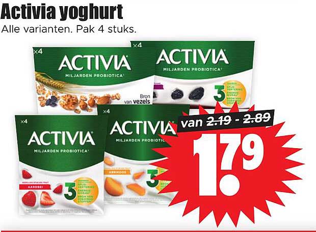 Activia yoghurt