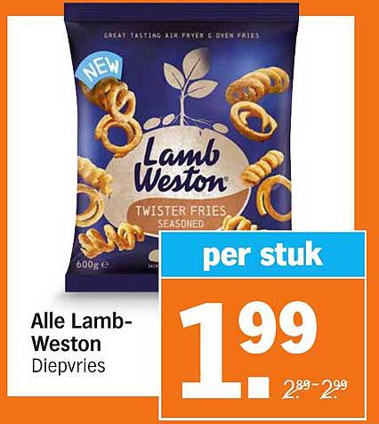 Alle Lamb-Weston Diepvries