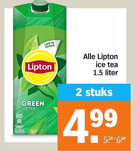 Alle Lipton ice tea 1.5 liter