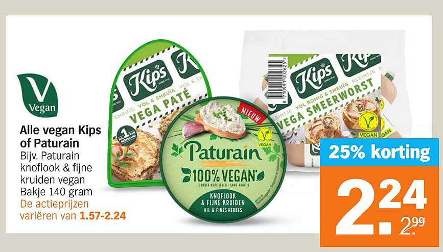 Alle vegan Kips of Paturain