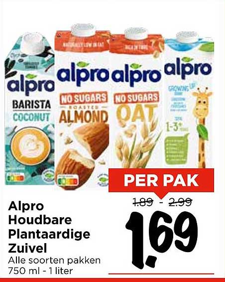 Alpro Houdbare Plantaardige Zuivel