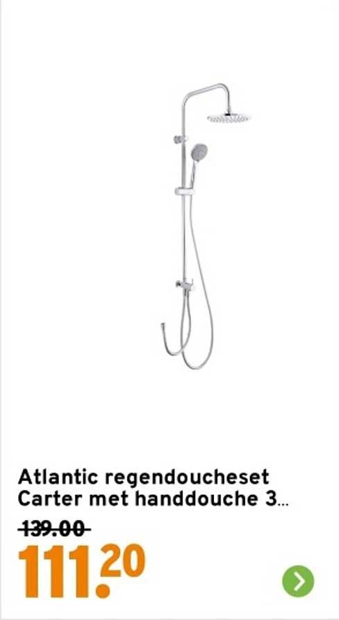 Atlantic regendoucheset Carter met handdouche