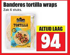 Banderos tortilla wraps