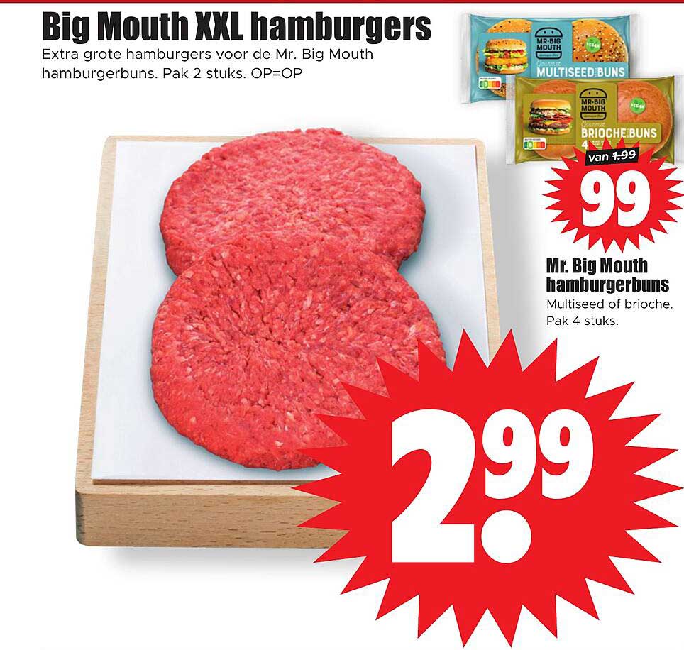 Big Mouth XXL hamburgers