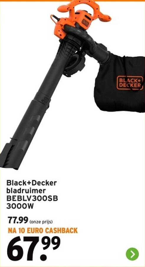 Black+Decker bladruimer BEBLV300SB 3000W