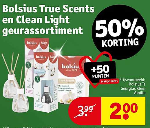 Bolsius True Scents en Clean Light geurassortiment