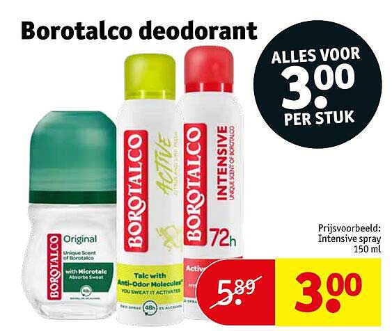 Borotalco deodorant